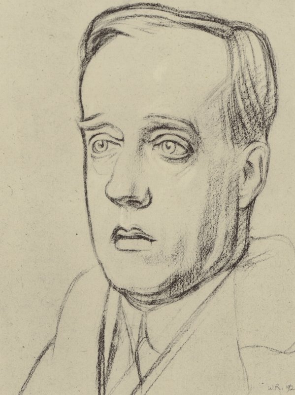Gustav Holz (litho) od William (after) Rothenstein