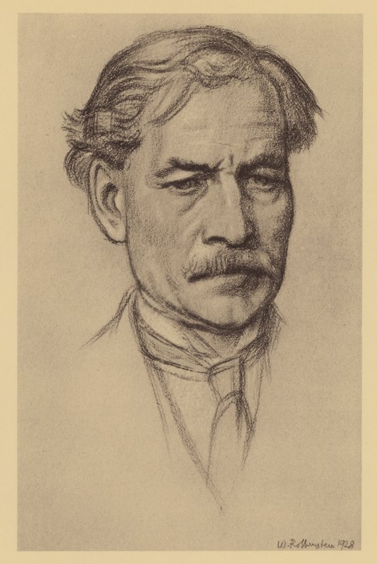 Portrét J. Ramsay Macdonalda (litografie) od William (after) Rothenstein