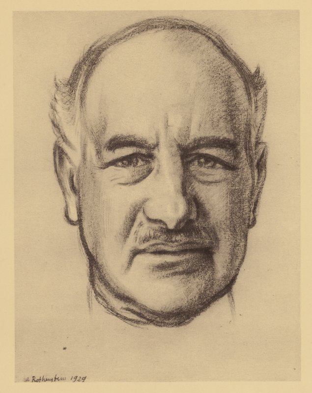 Portrét lorda Melchetta z Landfordu (litografie) od William (after) Rothenstein