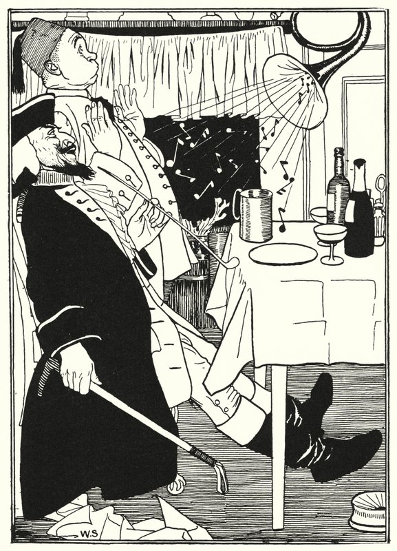 Ilustrace pro Dobrodružství barona Munchausena (rytina) od William (after) Strang