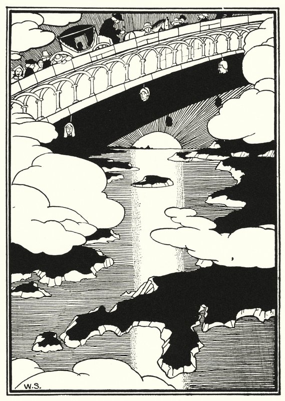 Ilustrace pro Dobrodružství barona Munchausena (rytina) od William (after) Strang