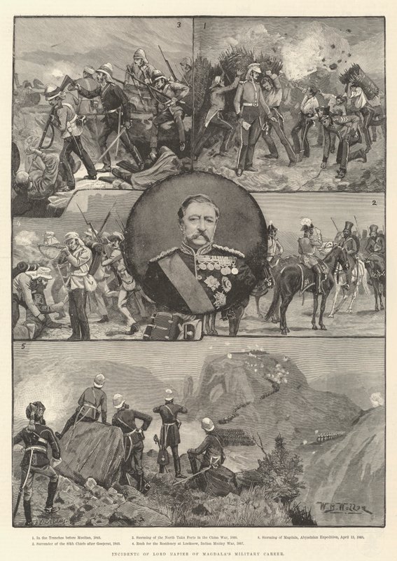 Incidenty vojenské kariéry lorda Napiera z Magdaly od William Barnes Wollen