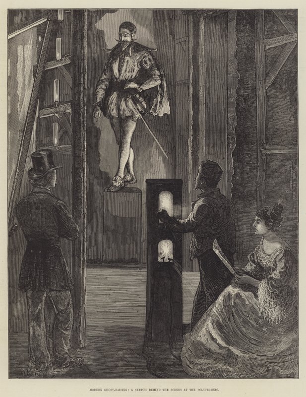Moderní Ghost-Raising, náčrt zákulisí na polytechnice od William Bazett Murray