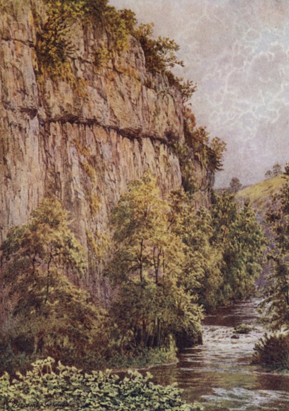 Chee Tor, Chee Dale, poblíž Buxton od William Biscombe Gardner