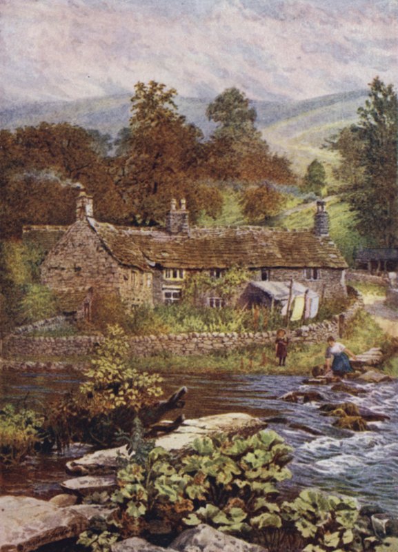 Stará chata na Wye, Monsal Dale od William Biscombe Gardner