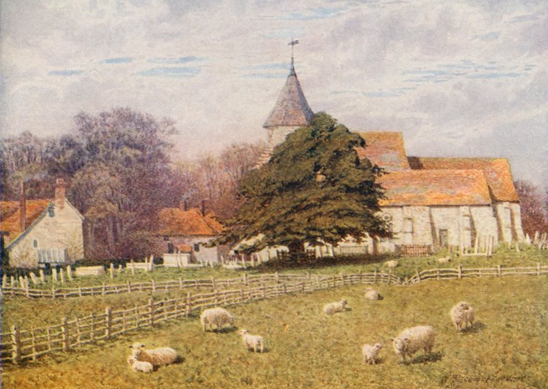Romney (barevná litografie) od William Biscombe Gardner