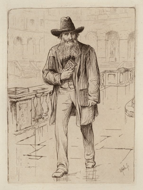 Alexander Campbell Fraser, profesor logiky a metafyziky (rytina) od William Brassey (after) Hole