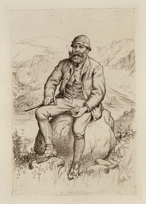 James Geikie, profesor geologie (rytina) od William Brassey (after) Hole