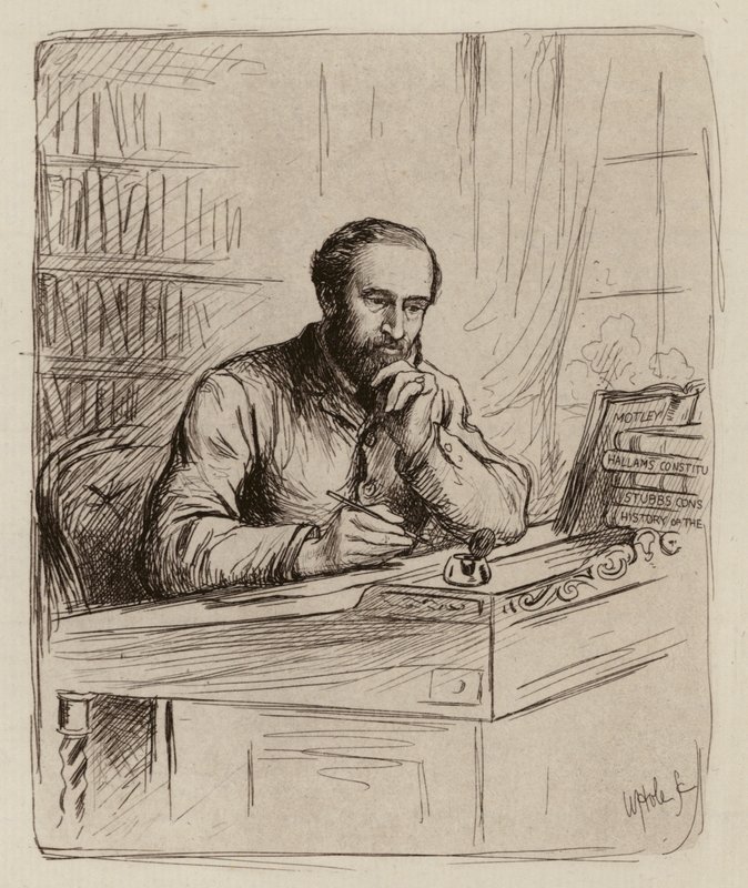 John Kirkpatrick, profesor ústavního práva a historie (rytina) od William Brassey (after) Hole