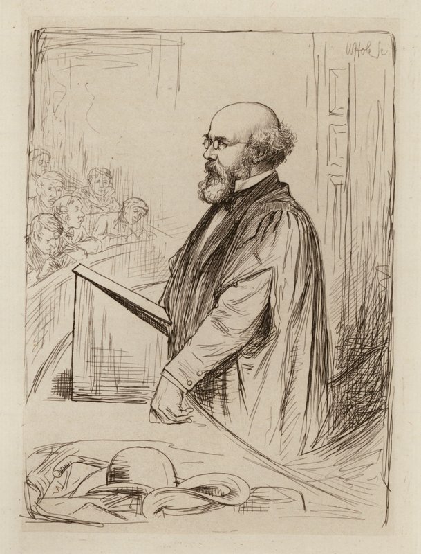 Norman Macpherson, profesor skotského práva (rytina) od William Brassey (after) Hole
