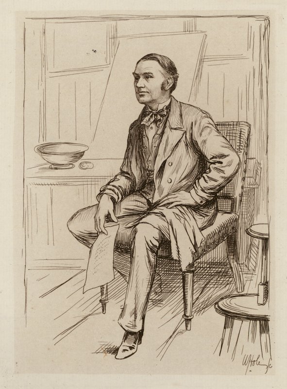 Thomas Annandale, profesor klinické chirurgie (rytina) od William Brassey (after) Hole