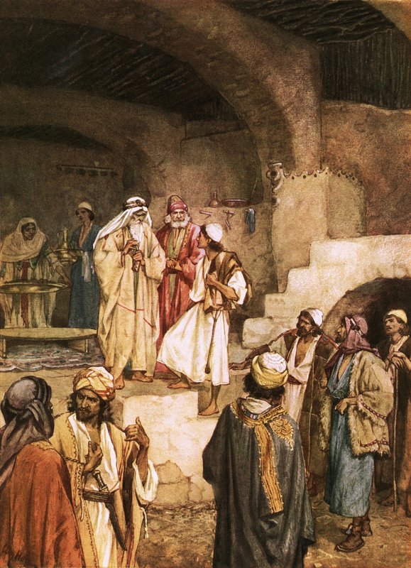 Samuel pomazal Davida uprostřed svých bratří od William Brassey Hole