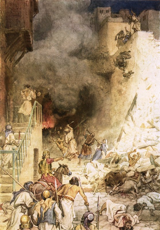 Zničení Jericha od William Brassey Hole