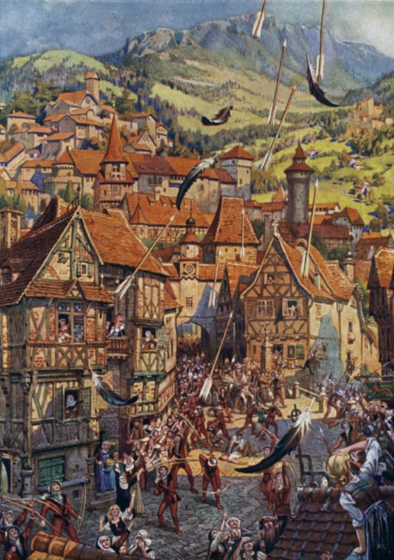 Ilustrace pro Child of the Air od MH Spielmanna (barevné lito) od William Charles John Pitcher