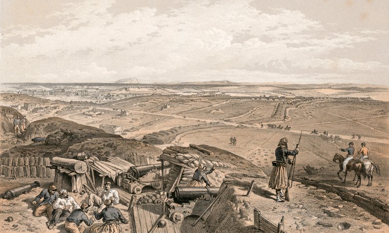 Bastoni du Mat z Centrální bašty od William Crimea Simpson