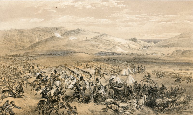 Pověření brigády těžkého jezdectva, 25. října 1854 od William Crimea Simpson