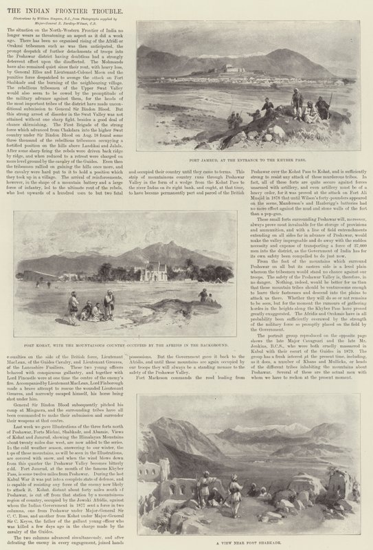 Problém na indické hranici od William Crimea Simpson