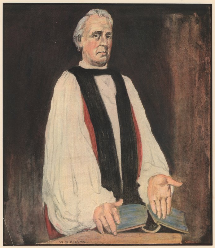 Biskup, „Nech své světlo tak zářit“ (barva lito) od William Dacres Adams