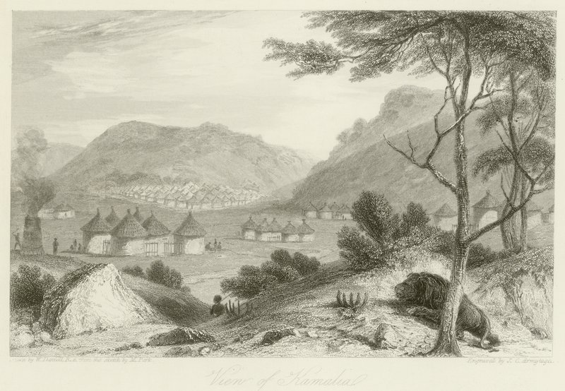 Pohled na Kamalii od William Daniell