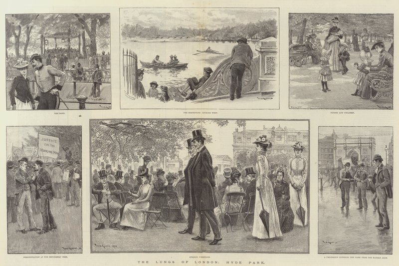 Lungs of London, Hyde Park od William Douglas Almond