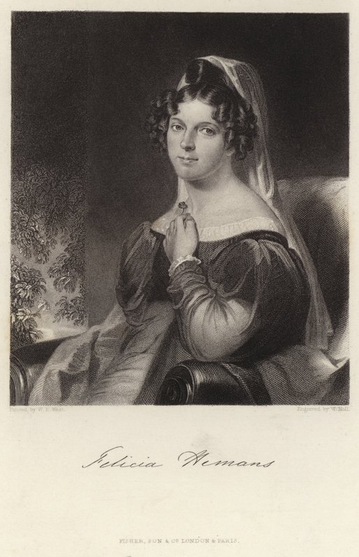 Felicia Hemansová od William Edward West