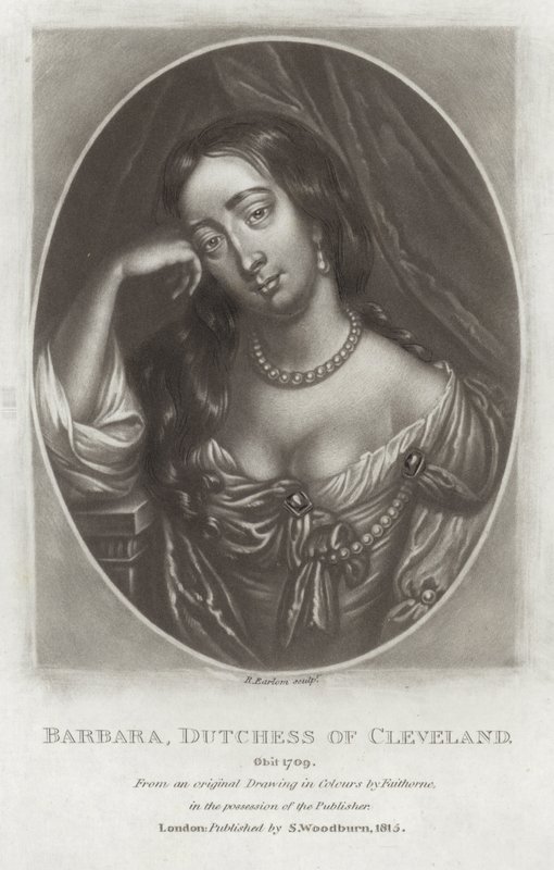 Barbara, vévodkyně z Clevelandu od William Faithorne