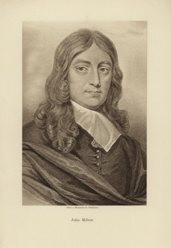 John Milton od William Faithorne