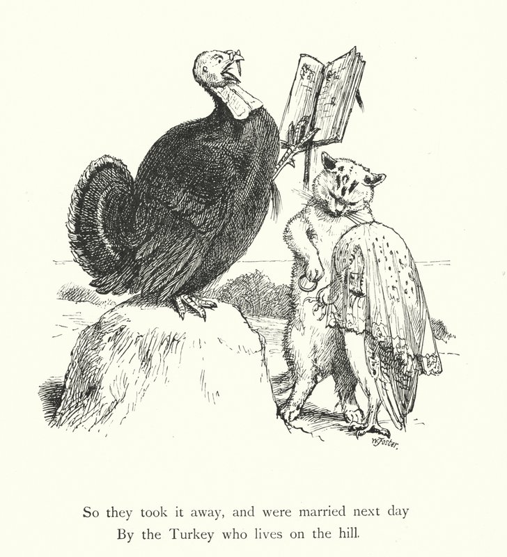 The Owl And The Pussy Cat (rytina) od William Foster