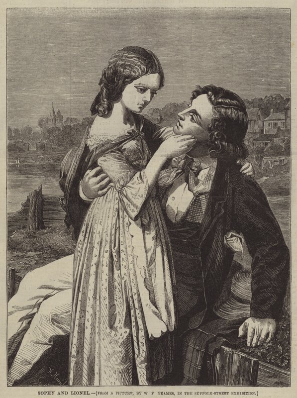 Sophy a Lionel od William Frederick Yeames