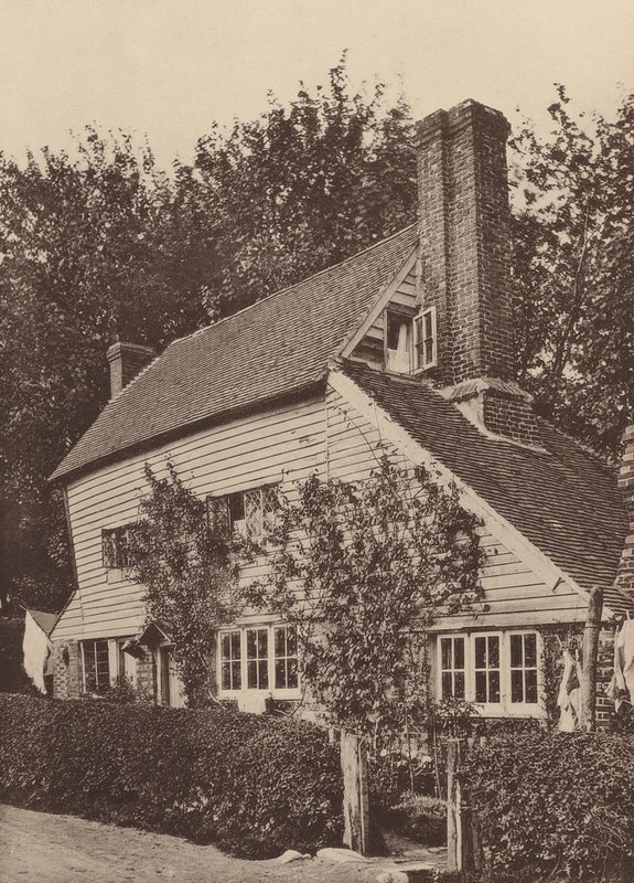 V Mayfieldu, Sussex (čb fotografie) od William Galsworthy Davie