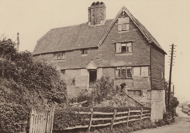 V Mayfieldu, Sussex (čb fotografie) od William Galsworthy Davie
