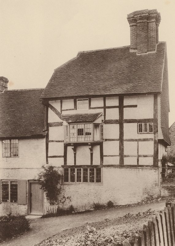 V Petworthu, Sussex (čb fotografie) od William Galsworthy Davie