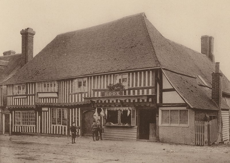 V Tenterdenu, Kent (čb fotografie) od William Galsworthy Davie