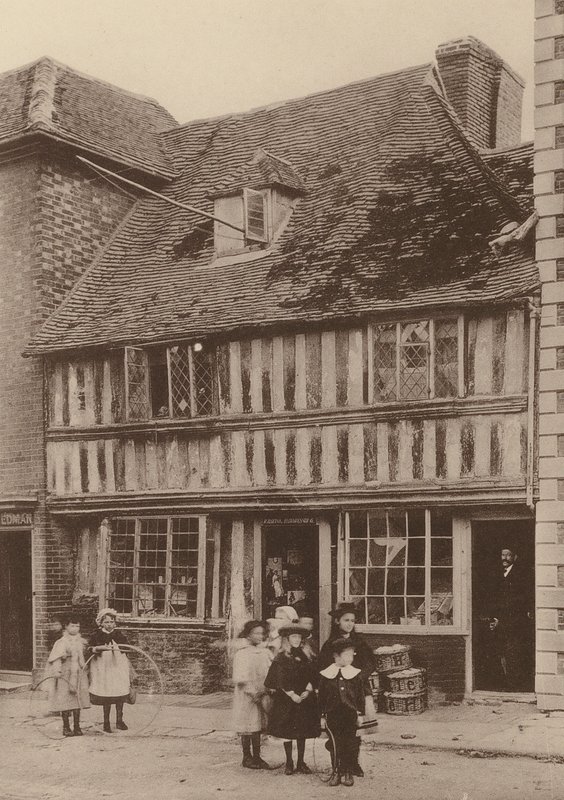 V Tenterdenu, Kent (čb fotografie) od William Galsworthy Davie
