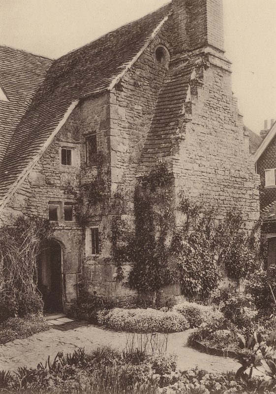 V Tillingtonu, poblíž Petworthu, Západní Sussex (čb fotografie) od William Galsworthy Davie