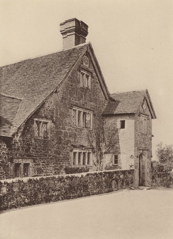 V Tillingtonu, poblíž Petworthu, Západní Sussex (čb fotografie) od William Galsworthy Davie