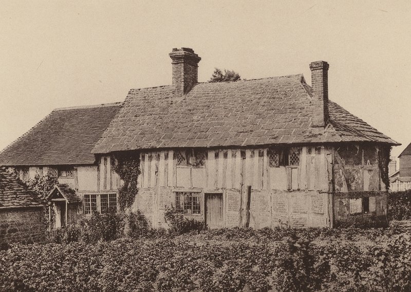 Farma Great Daux, Billingshurst, Západní Sussex (čb fotografie) od William Galsworthy Davie