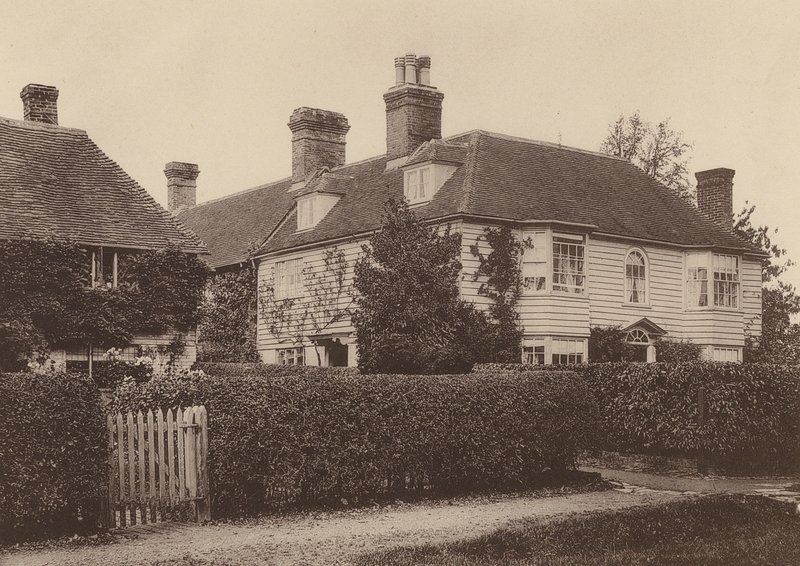 Market Cross House, Hawkhurst, Kent (čb fotografie) od William Galsworthy Davie