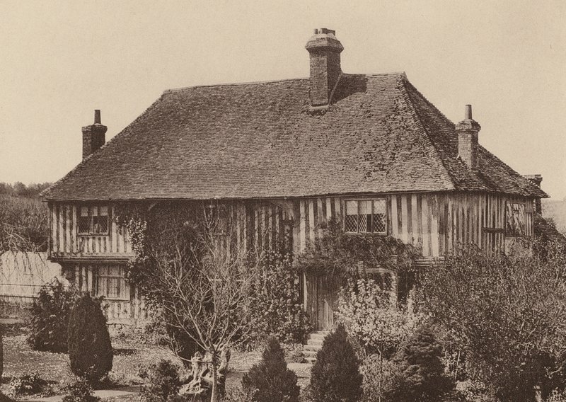 Pattenden, Goudhurst, Kent (čb fotografie) od William Galsworthy Davie