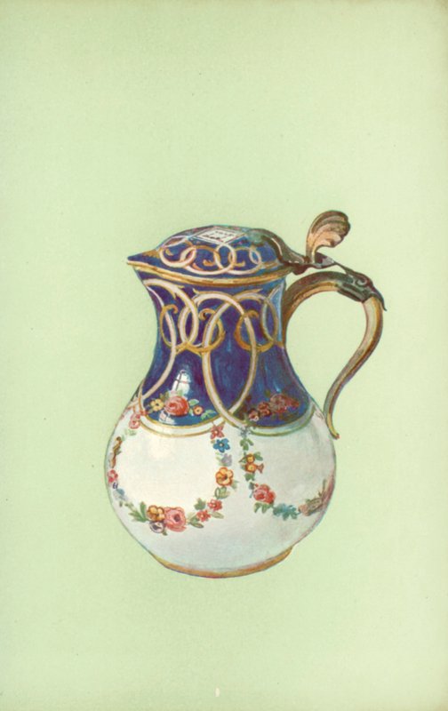 Džbán, Sevres, královská modř (barva lito) od William Gibb