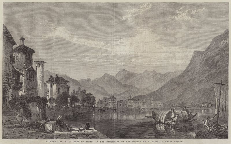 Lugano od William Harding Collingwood Smith