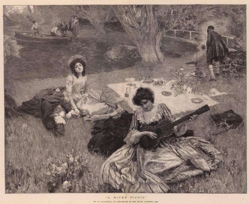 Piknik na řece od William Hatherell