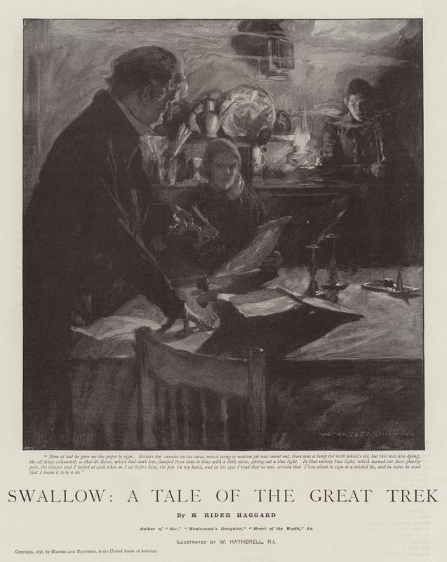 Vlaštovka, Příběh velkého putování od William Hatherell