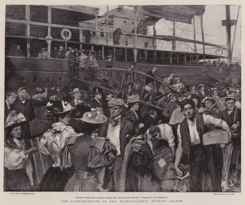 Zahájení transatlantické turistické sezóny od William Hatherell