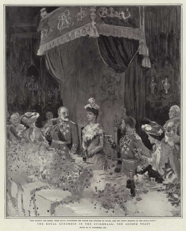 Královský oběd v Guildhall, Druhý přípitek od William Hatherell