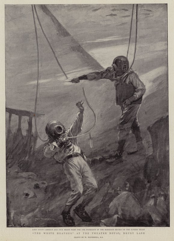 The White Heather v divadle Theatre Royal, Drury Lane od William Hatherell