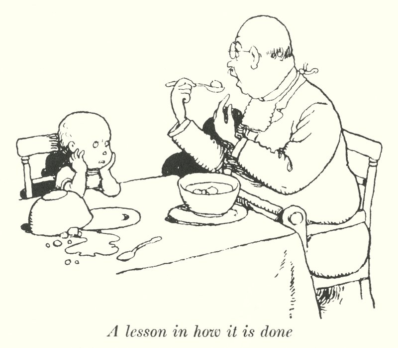 Lekce, jak se to dělá (litho) od William Heath Robinson