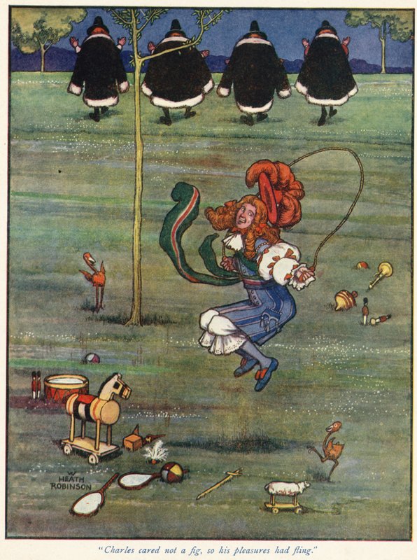 Charlesovi nezáleželo na fíku, takže jeho potěšení skončilo na útěku od William Heath Robinson