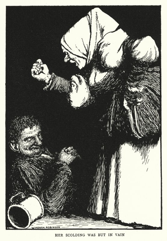 Její napomínání bylo ale marné (litho) od William Heath Robinson