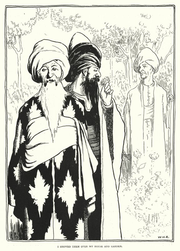 Ukázal jsem je nad svým domem a zahradou (rytina) od William Heath Robinson